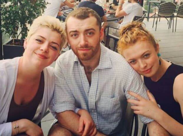 Kate Cassidy son Sam Smith and daughters Mabel and Lily.